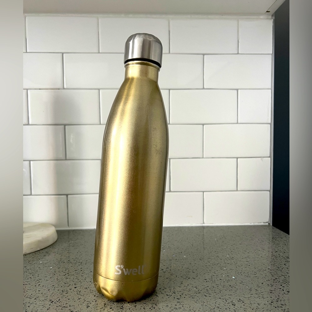 Swell celebration gold water bottle